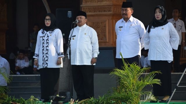 SELESAI MASA TUGAS BUPATI MUHTAROM DAN WAKIL BUPATI ISWANTO