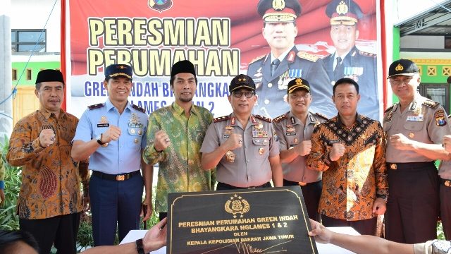 Kapolda Jatim Resmikan Perumahan Bhayangkara di Kabupaten Madiun