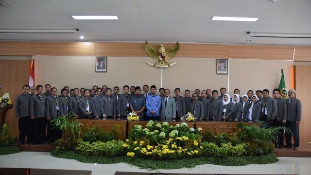 Bupati Madiun menerima Kunjungan dari peserta Diklat Pim IV angkatan 3 dari Kabupaten Sumenep Prov Jawa Timur