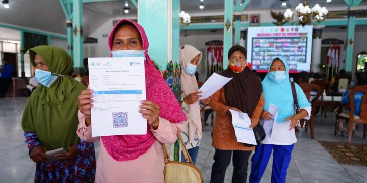 600 Warga Kabupaten Madiun Ikuti Vaksinasi Serentak Indonesia