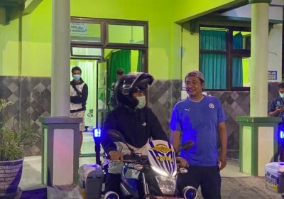 Kendarai Sepeda Motor, Bupati Madiun Tinjau Titik Keramaian Wilayah Kabupaten Madiun