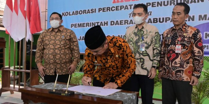 Pemkab Madiun dan PT JNK Tanda tangani MoU Percepatan Penurunan Stunting di Kabupaten Madiun