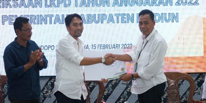 Bupati Madiun Terima Kunjungan Kepala Perwakilan BPK Perwakilan Provinsi Jawa Timur