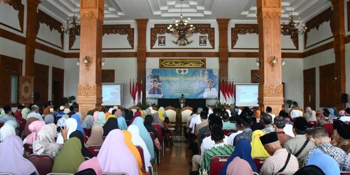 Calon Jamaah Haji Kabupaten Madiun Tahun 2024 Ikuti Bimbingan Manasik Haji