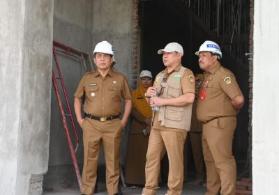 MONEV 9 PROYEK, PJ BUPATI MADIUN LIHAT DARI DEKAT UNTUK PASTIKAN KUALITAS BANGUNAN